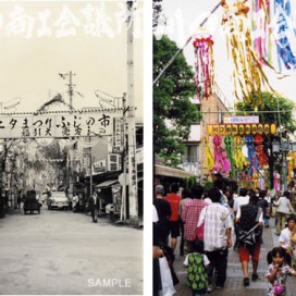 ふじの市商店街の七夕まつりの写真