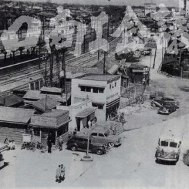 昭和20年代の川口駅の写真