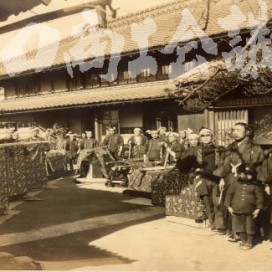 永瀬家自宅前から・嫁入り時の風景写真