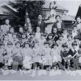 幼稚園の卒園式の写真