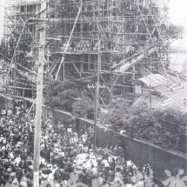 田中邸の建前の写真